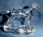 Hand-Sculpted   Crystal Statue of the Labrador Retriever
