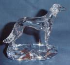Hand-Sculpted  Crystal Statue of the 
